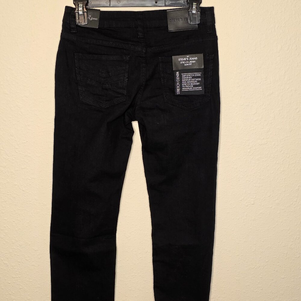 NWT Steve's Jeans Women's Stretch Denim Slim Fit Jeans, Size 12 - Picture 5 of 8